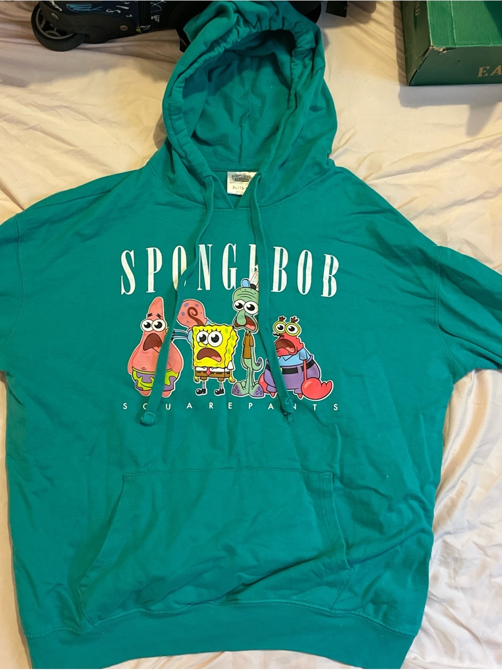 SpongeBob Squarepants Teal Crewneck Top